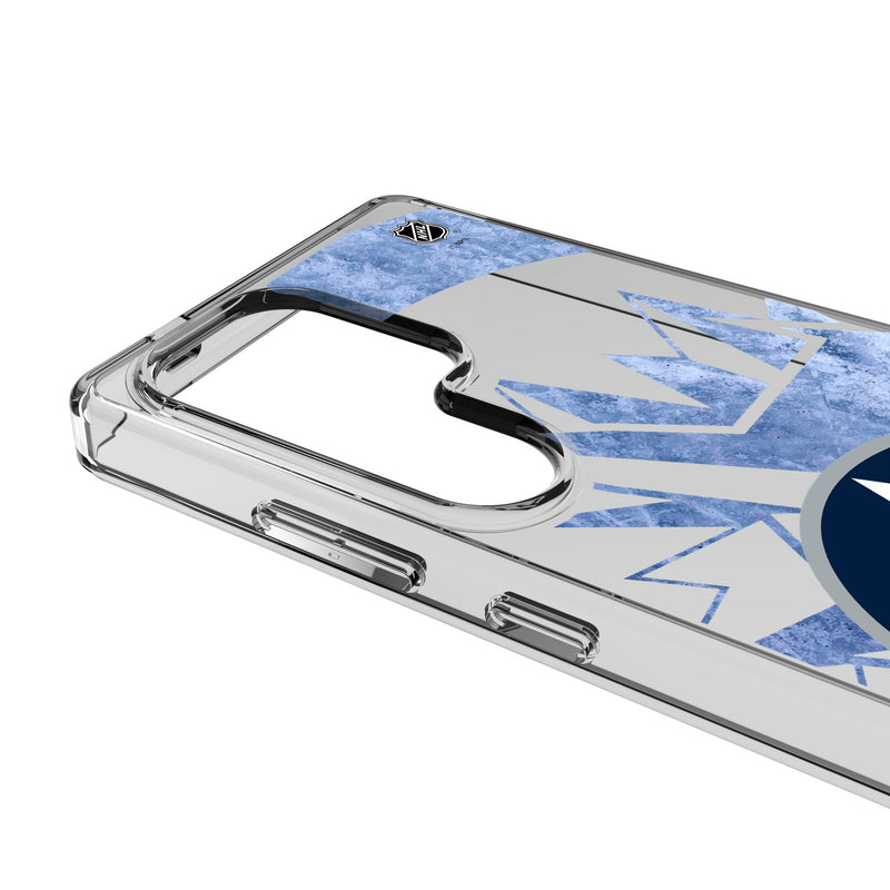 Winnipeg Jets Ice Tilt Galaxy Clear Phone Case for Samsung Galaxy Detail.Jpg