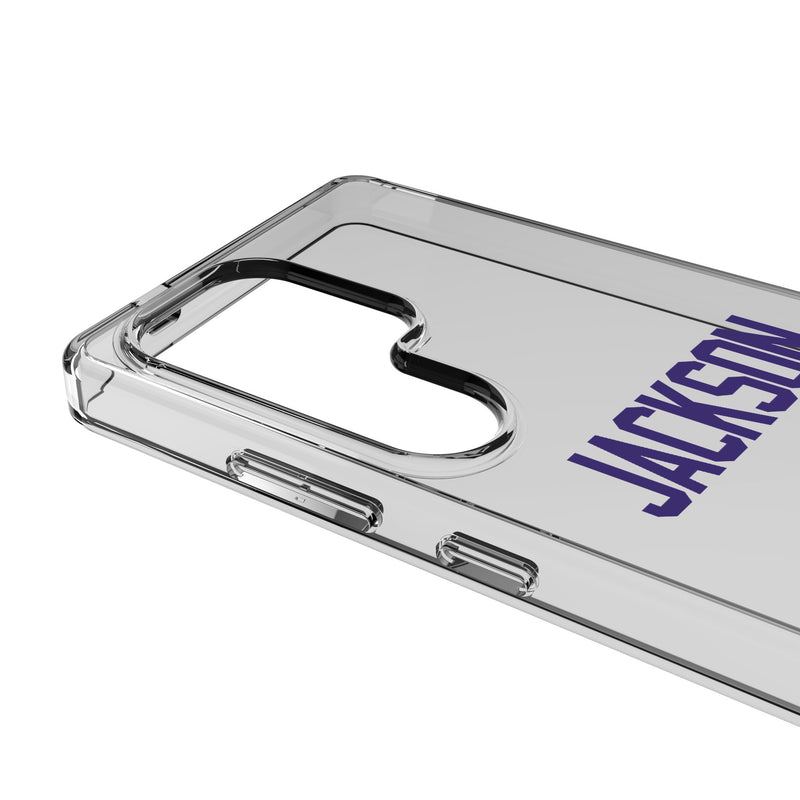 Lamar Jackson Baltimore Ravens 8 Game Tactic Galaxy Clear Phone Case for Samsung Galaxy Detail.Jpg