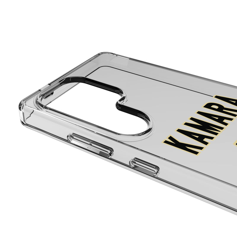 Alvin Kamara New Orleans Saints 41 Game Tactic Galaxy Clear Phone Case for Samsung Galaxy Detail.Jpg
