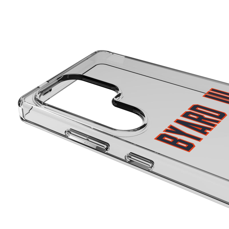 Kevin Byard III Chicago Bears 31 Game Tactic Galaxy Clear Phone Case for Samsung Galaxy Detail.Jpg