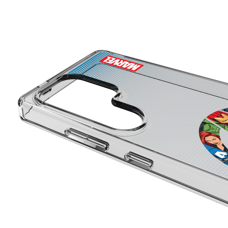 Marvel Avengers Grid Galaxy Clear Phone Case for Samsung Galaxy Detail.Jpg