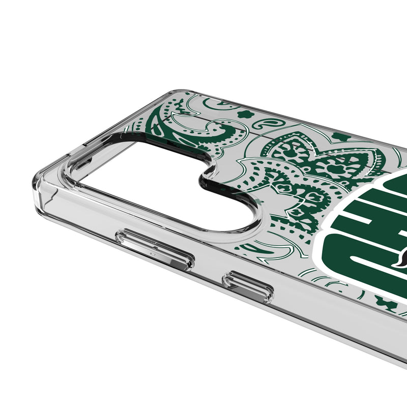 Ohio University Bobcats Paisley Galaxy Clear Phone Case for Samsung Galaxy Detail.Jpg