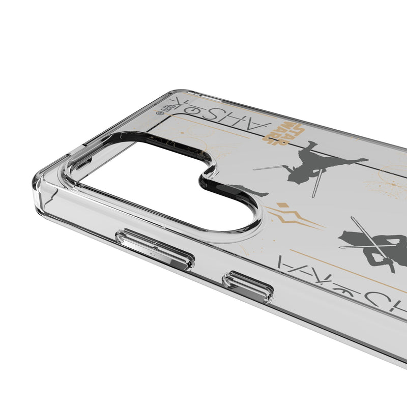 Star Wars Ahsoka Pattern Galaxy Clear Phone Case for Samsung Galaxy Detail.Jpg