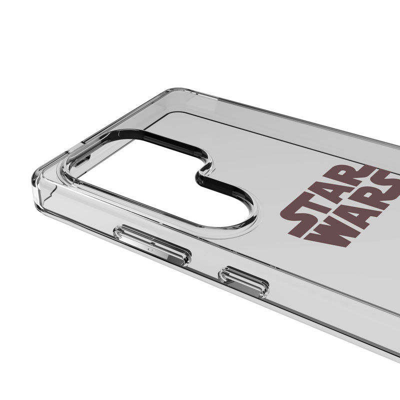 Star Wars: The Mandalorian Grogu and Din Djarin Color Block Galaxy Clear Phone Case for Samsung Galaxy Detail.Jpg