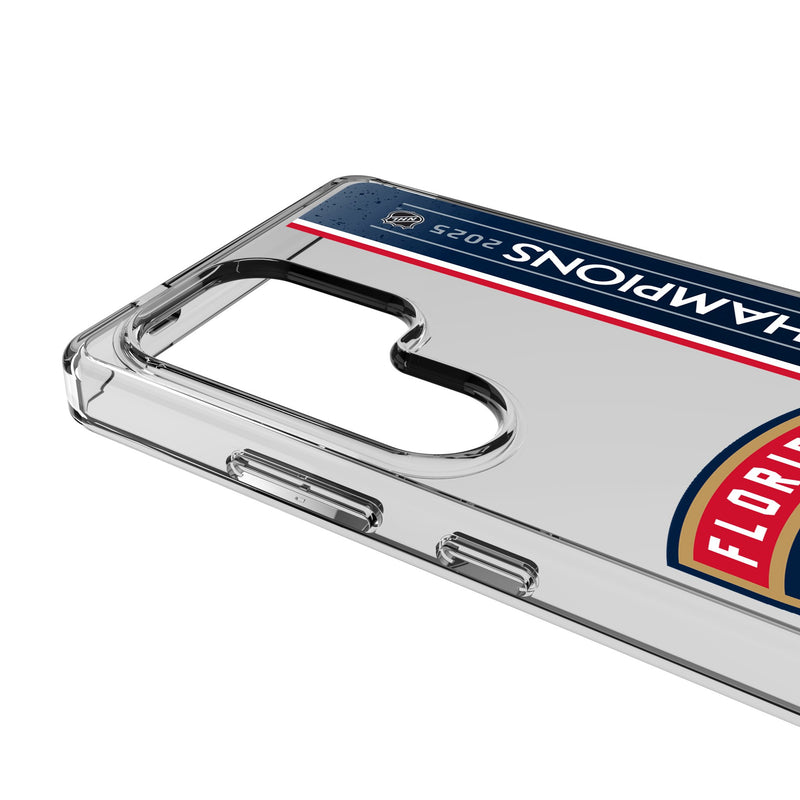 Florida Panthers 2025 Stanley Cup Galaxy Clear Phone Case for Samsung Galaxy Detail.Jpg