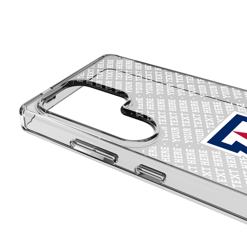 University of Arizona Wildcats Personalized EndZone Plus Galaxy Clear Phone Case for Samsung Galaxy Detail.Jpg