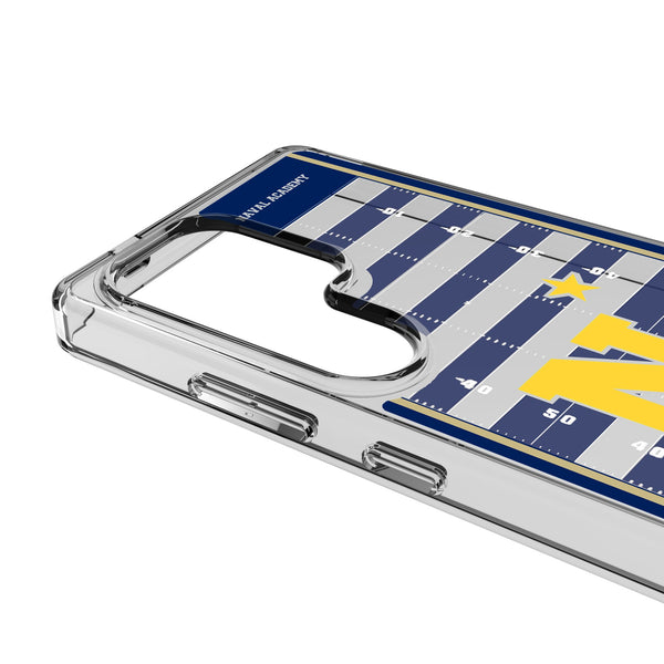 United State Naval Academy Midshipmen Field Galaxy Clear Phone Case for Samsung Galaxy Detail.Jpg