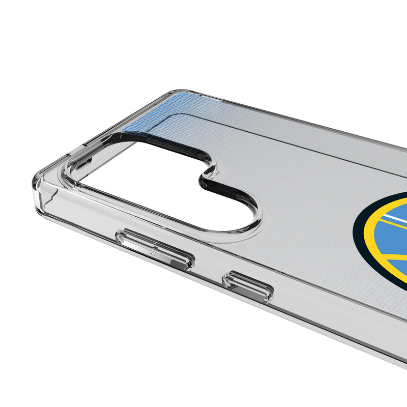 Chicago Sky Linen Galaxy Clear Phone Case for Samsung Galaxy Detail.Jpg