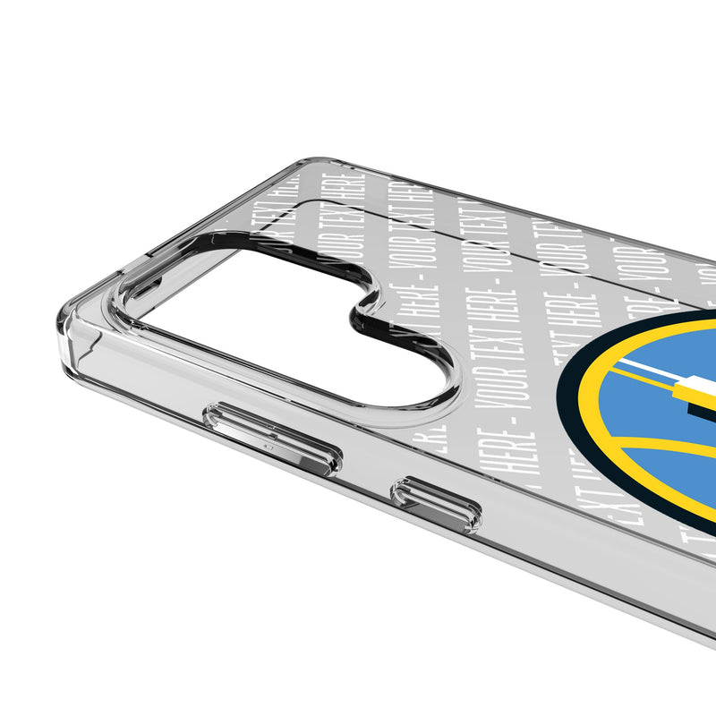 Chicago Sky Personalized EndZone Plus Galaxy Clear Phone Case for Samsung Galaxy Detail.Jpg
