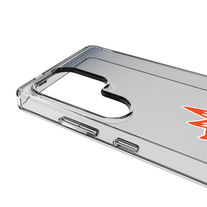 Connecticut Sun Linen Galaxy Clear Phone Case for Samsung Galaxy Detail.Jpg