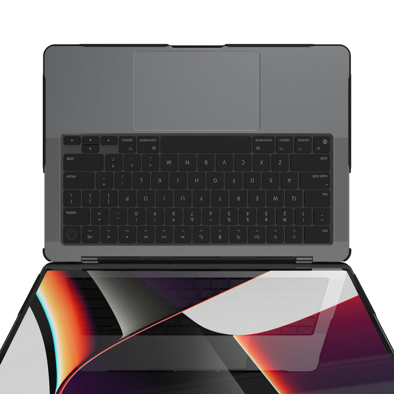 Charlotte FC Linen MacBook Laptop Case for Apple MacBook Top.Jpg