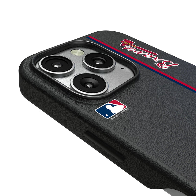 Atlanta Braves Sidebar iPhone MagSafe Compatible Phone Case for Apple iPhone Detail.Jpg