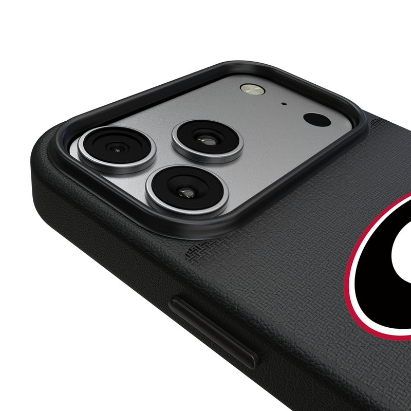 University of Georgia Bulldogs Linen iPhone MagSafe Compatible Phone Case for Apple iPhone Detail.Jpg