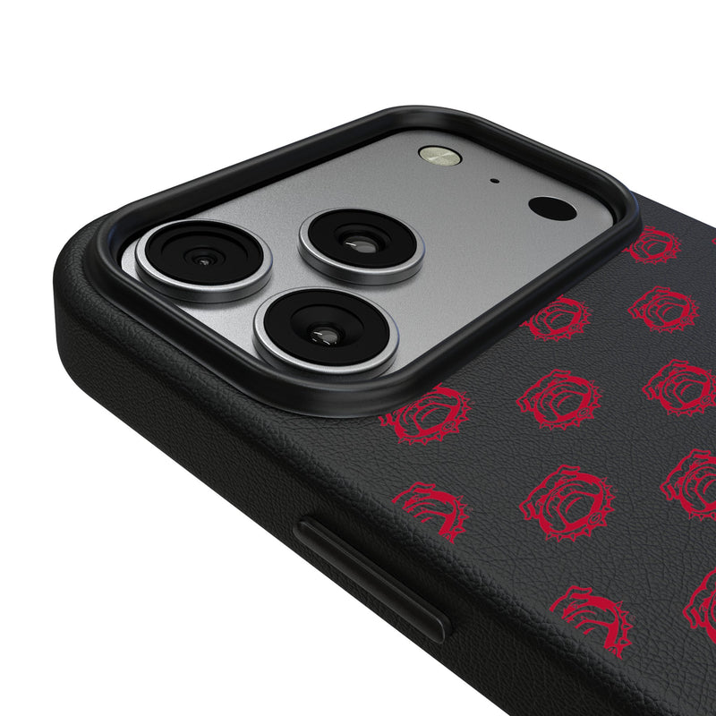 University of Georgia Bulldogs Uga Fashion Pattern iPhone MagSafe Compatible Phone Case for Apple iPhone Detail.Jpg
