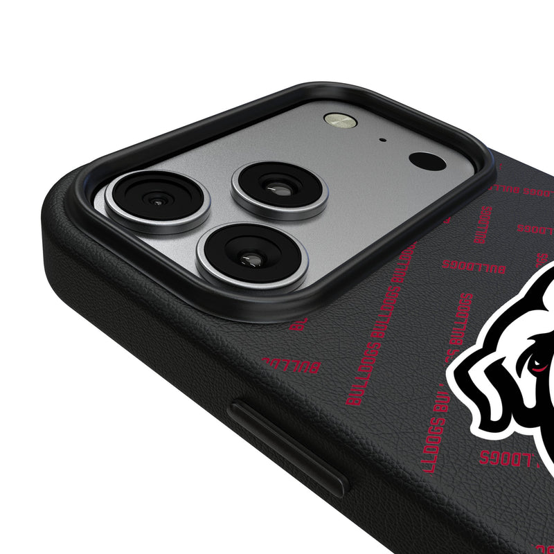 University of Georgia Bulldogs Uga Quadtile iPhone MagSafe Compatible Phone Case for Apple iPhone Detail.Jpg