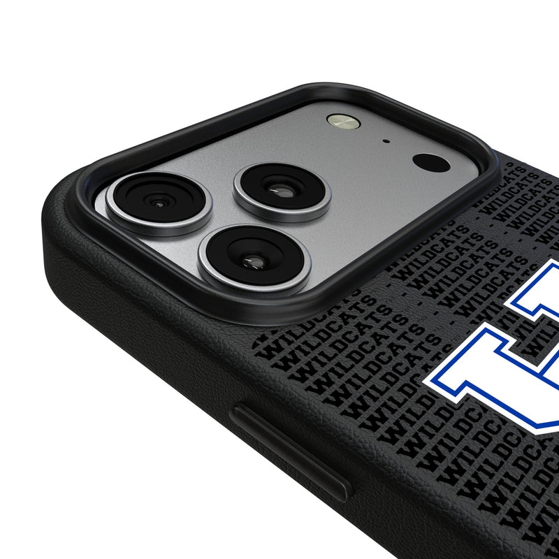 University of Kentucky Wildcats Text Backdrop iPhone MagSafe Compatible Phone Case for Apple iPhone Detail.Jpg