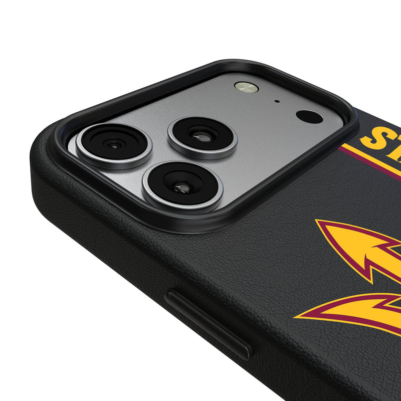 Arizona State University Sun Devils Sidebar iPhone MagSafe Compatible Phone Case for Apple iPhone Detail.Jpg