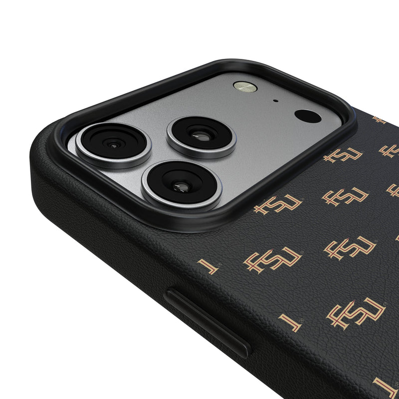 Florida State University Seminoles Fashion Pattern iPhone MagSafe Compatible Phone Case for Apple iPhone Detail.Jpg
