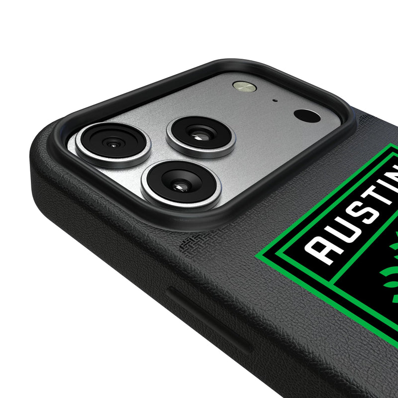 Austin FC Linen iPhone MagSafe Compatible Phone Case for Apple iPhone Detail.Jpg