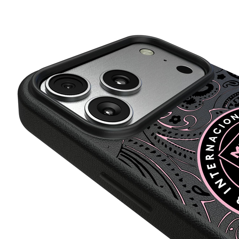 Inter Miami CF Paisley iPhone MagSafe Compatible Phone Case for Apple iPhone Detail.Jpg