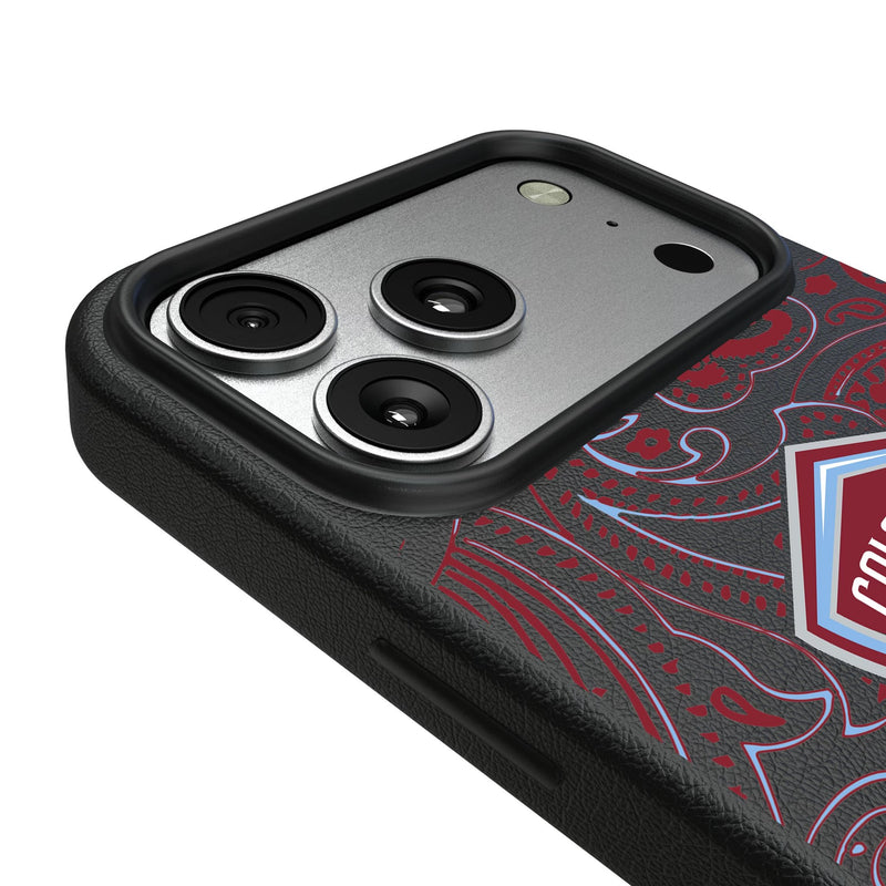 Colorado Rapids Paisley iPhone MagSafe Compatible Phone Case for Apple iPhone Detail.Jpg