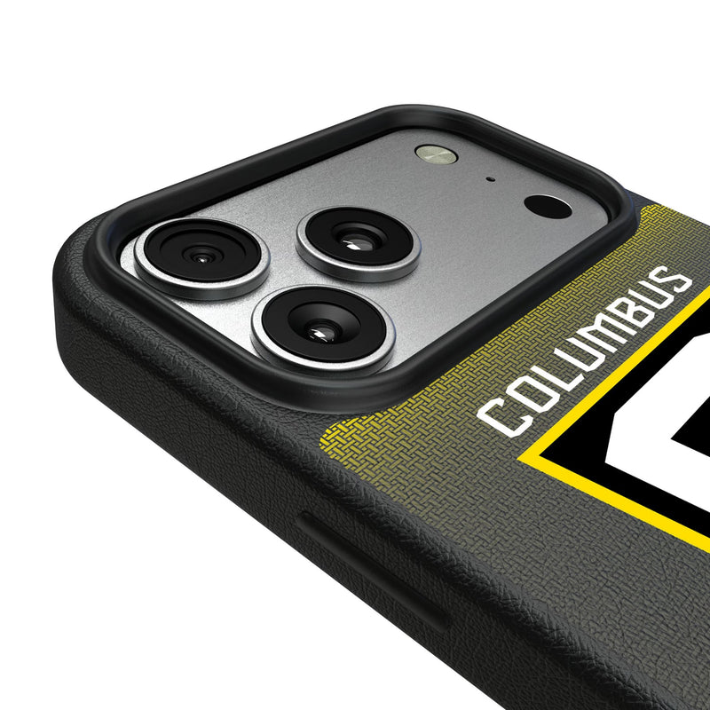 Columbus Crew Linen iPhone MagSafe Compatible Phone Case for Apple iPhone Detail.Jpg