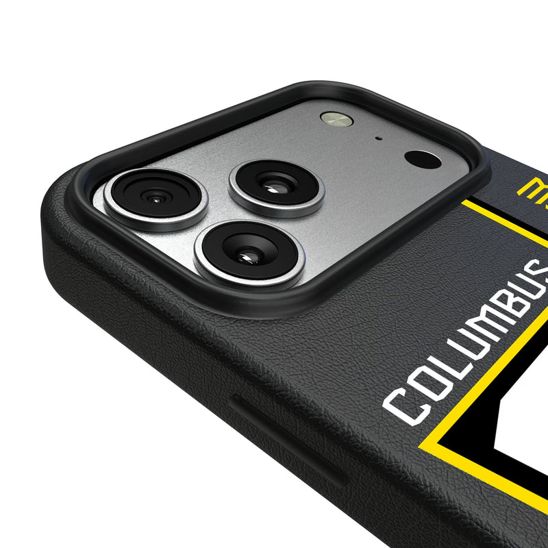 Columbus Crew Sidebar iPhone MagSafe Compatible Phone Case for Apple iPhone Detail.Jpg
