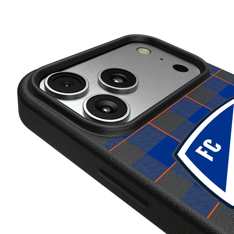 FC Cincinnati Plaid iPhone MagSafe Compatible Phone Case for Apple iPhone Detail.Jpg