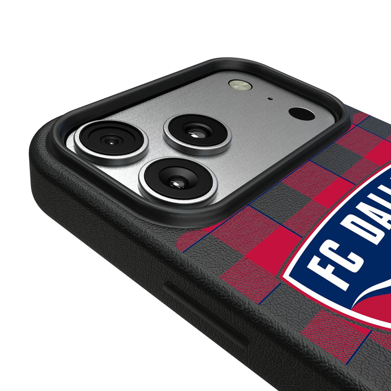 FC Dallas Plaid iPhone MagSafe Compatible Phone Case for Apple iPhone Detail.Jpg