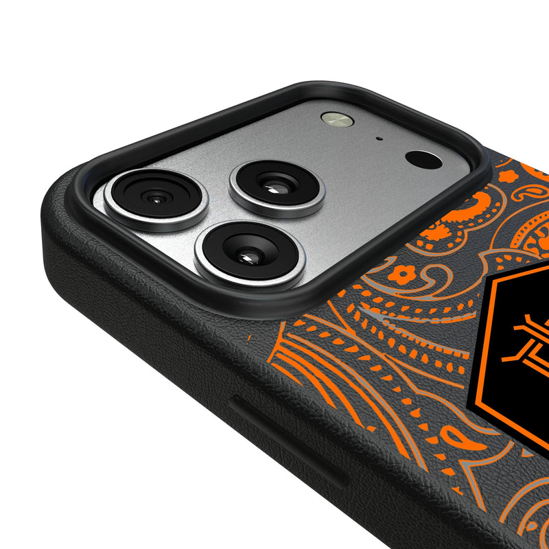Houston Dynamo Paisley iPhone MagSafe Compatible Phone Case for Apple iPhone Detail.Jpg