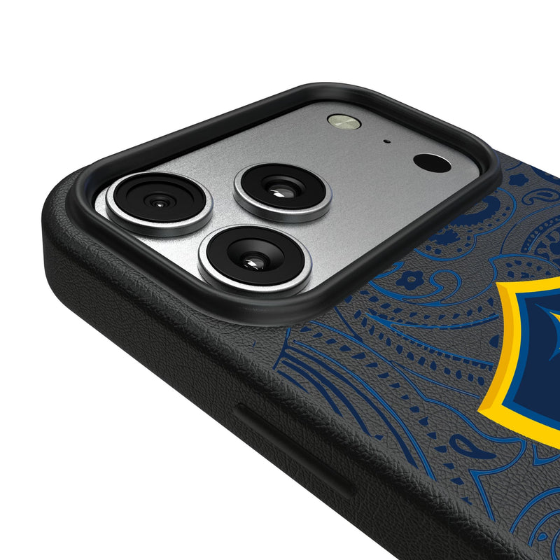 LA Galaxy Paisley iPhone MagSafe Compatible Phone Case for Apple iPhone Detail.Jpg