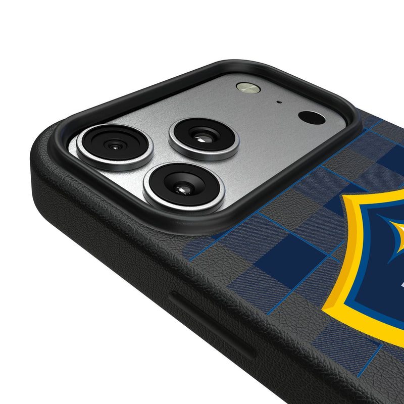 LA Galaxy Plaid iPhone MagSafe Compatible Phone Case for Apple iPhone Detail.Jpg