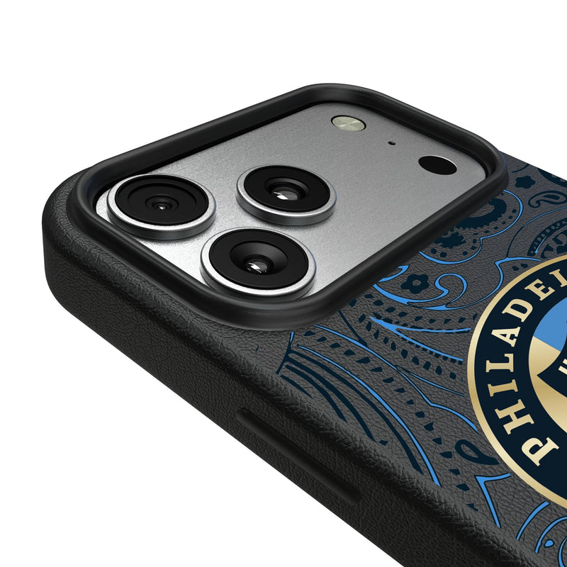 Philadelphia Union Paisley iPhone MagSafe Compatible Phone Case for Apple iPhone Detail.Jpg