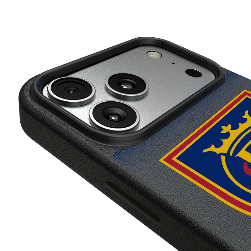 Real Salt Lake Linen iPhone MagSafe Compatible Phone Case for Apple iPhone Detail.Jpg