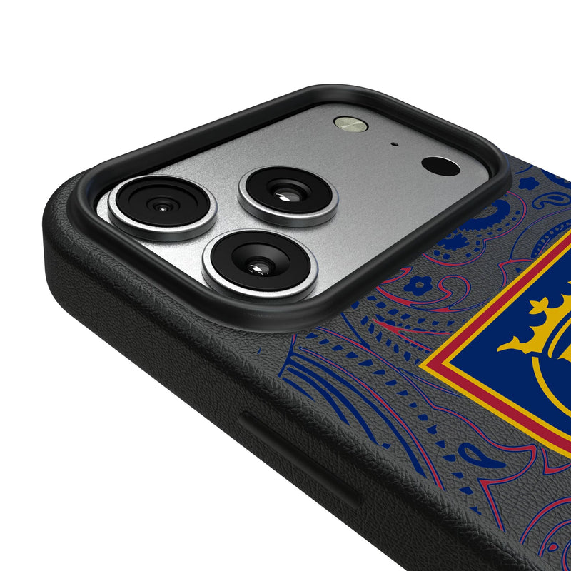 Real Salt Lake Paisley iPhone MagSafe Compatible Phone Case for Apple iPhone Detail.Jpg