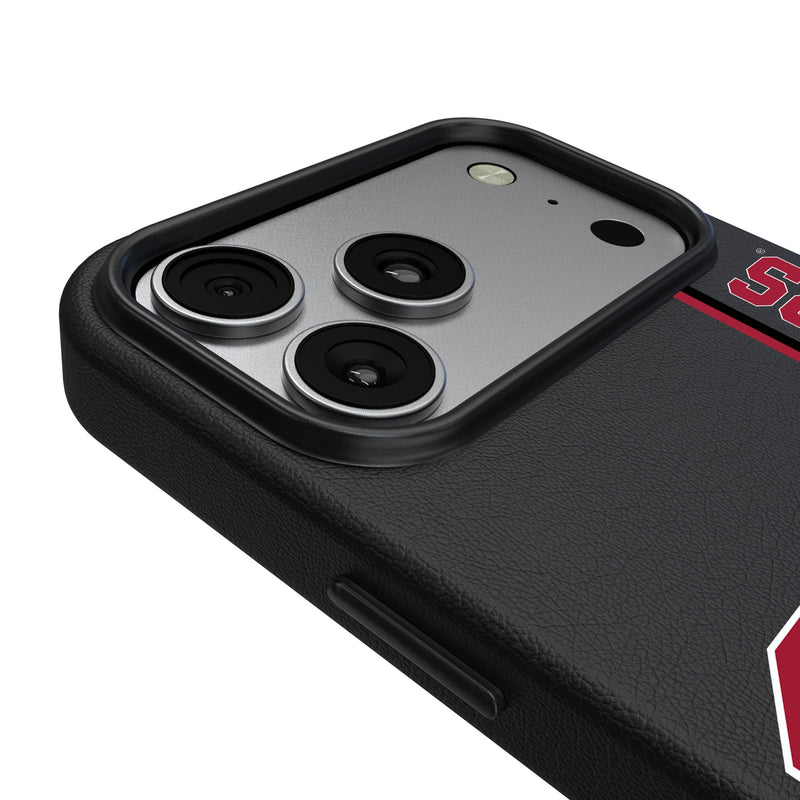 University of Oklahoma Sooners Sidebar iPhone MagSafe Compatible Phone Case for Apple iPhone Detail.Jpg