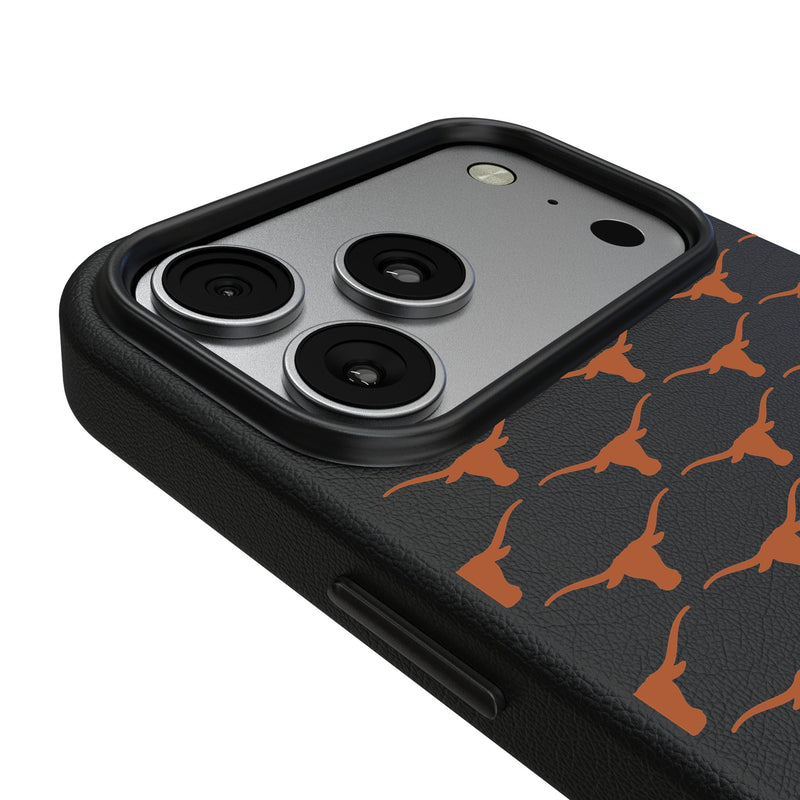 University of Texas Longhorns Fashion Pattern iPhone MagSafe Compatible Phone Case for Apple iPhone Detail.Jpg