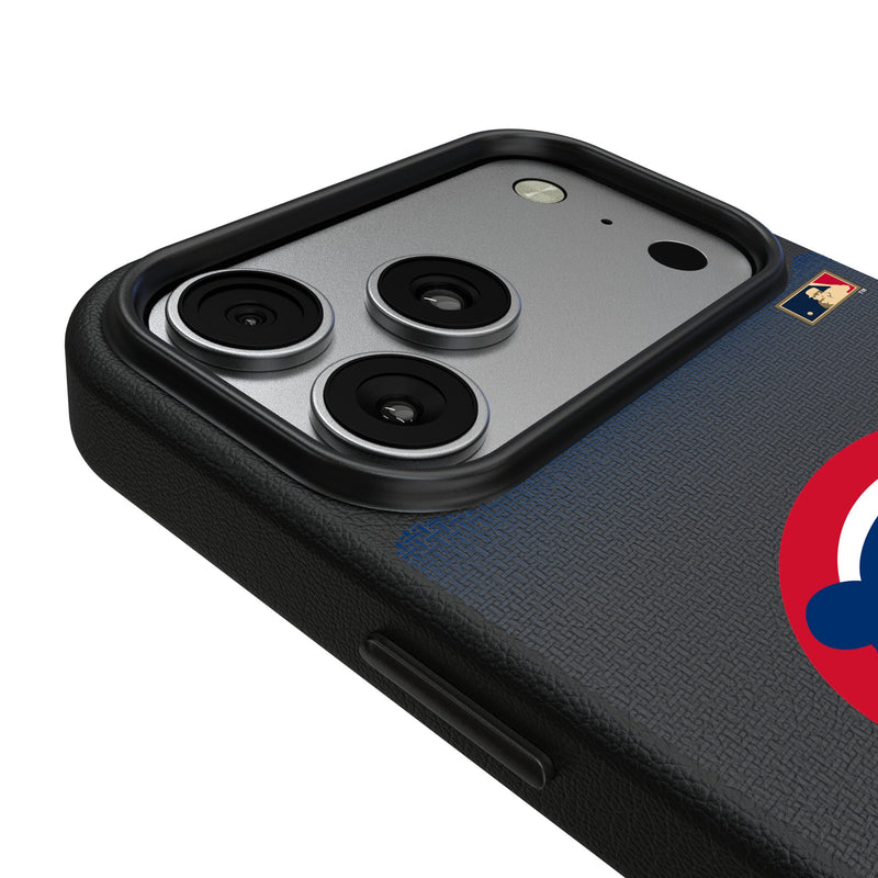 Chicago Cubs Home 1979-1993 - Cooperstown Collection Linen iPhone MagSafe Compatible Phone Case for Apple iPhone Detail.Jpg
