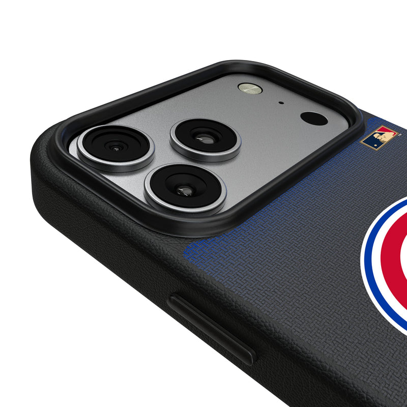 Chicago Cubs 1948-1956 - Cooperstown Collection Linen iPhone MagSafe Compatible Phone Case for Apple iPhone Detail.Jpg