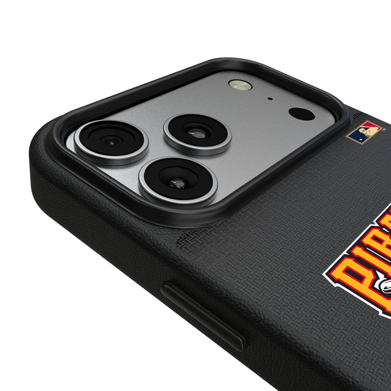 Pittsburgh Pirates 1997-2013 - Cooperstown Collection Linen iPhone MagSafe Compatible Phone Case for Apple iPhone Detail.Jpg