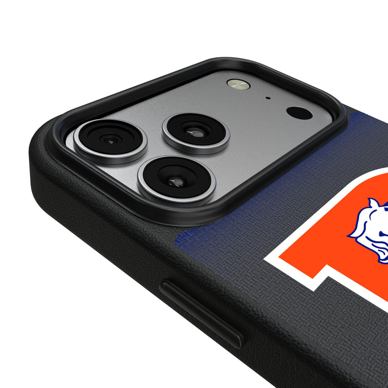 Denver Broncos 1993-1996 Historic Collection Linen iPhone MagSafe Compatible Phone Case for Apple iPhone Detail.Jpg