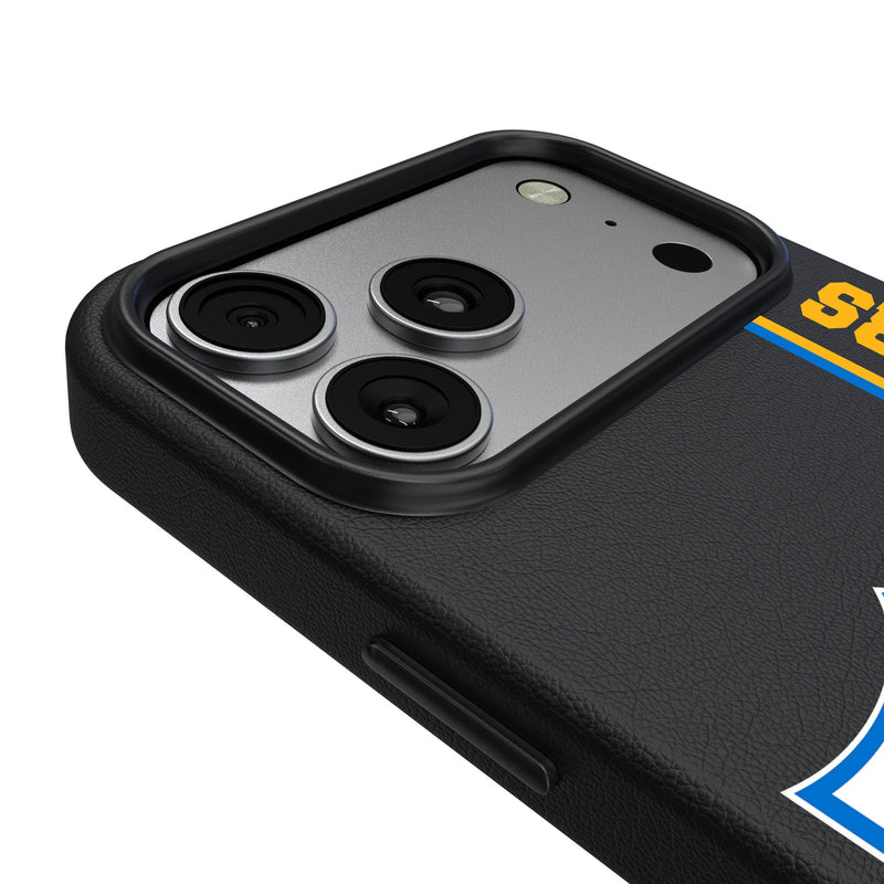 Los Angeles Chargers Historic Collection Sidebar iPhone MagSafe Compatible Phone Case for Apple iPhone Detail.Jpg