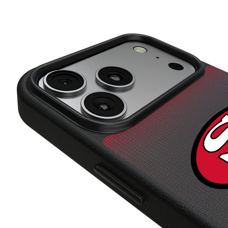 San Francisco 49ers Historic Collection Linen iPhone MagSafe Compatible Phone Case for Apple iPhone Detail.Jpg