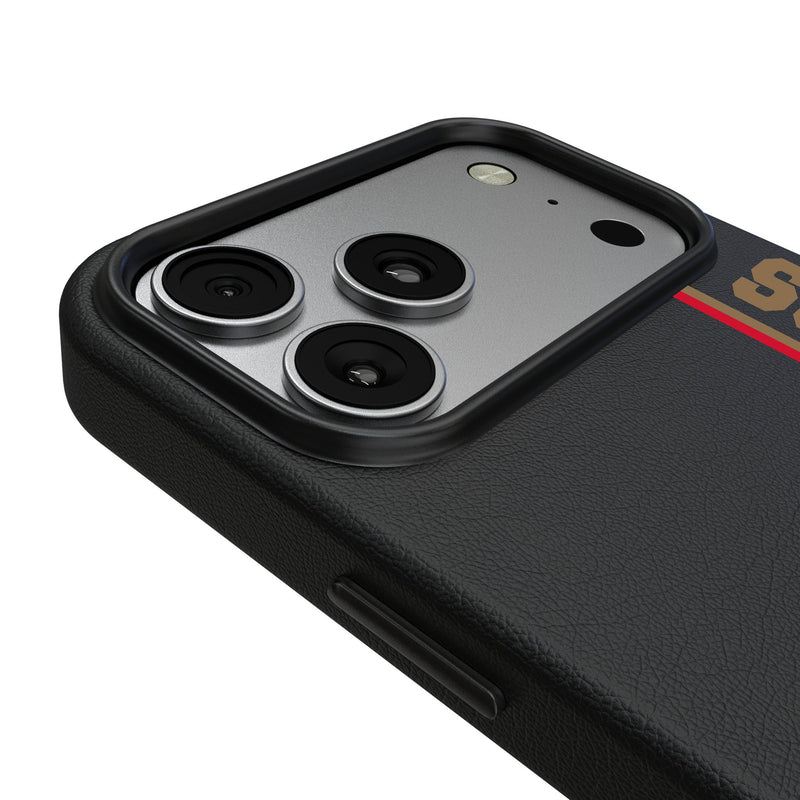 San Francisco 49ers Historic Collection Sidebar iPhone MagSafe Compatible Phone Case for Apple iPhone Detail.Jpg