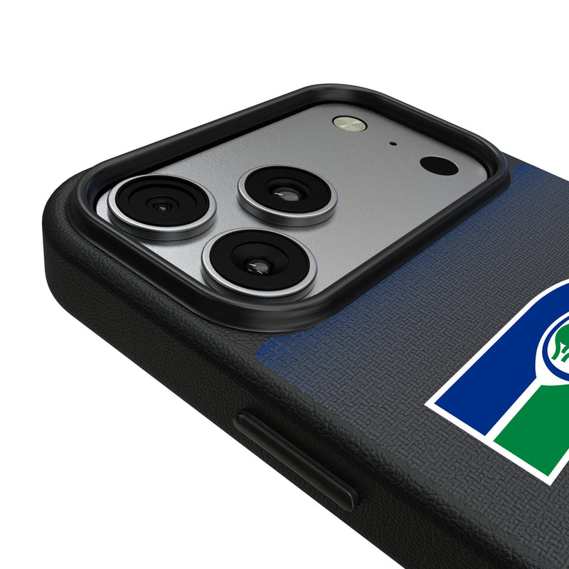 Seattle Seahawks Historic Collection Linen iPhone MagSafe Compatible Phone Case for Apple iPhone Detail.Jpg