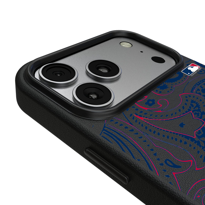 Atlanta Braves Paisley iPhone MagSafe Compatible Phone Case for Apple iPhone Detail.Jpg