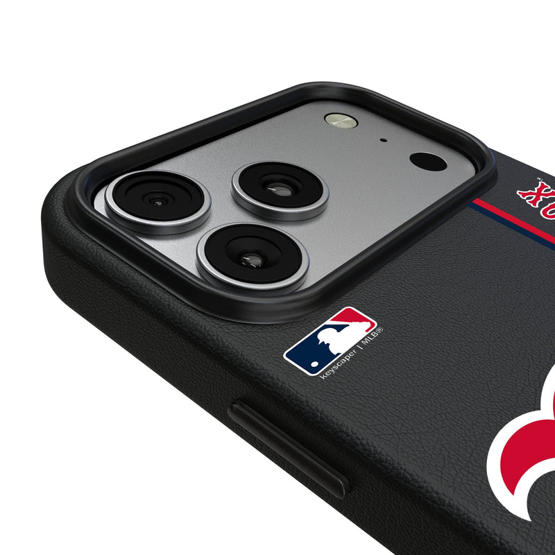 Boston Red Sox Sidebar iPhone MagSafe Compatible Phone Case for Apple iPhone Detail.Jpg