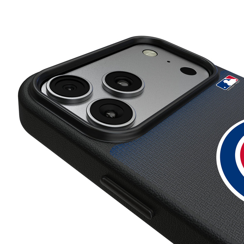 Chicago Cubs Linen iPhone MagSafe Compatible Phone Case for Apple iPhone Detail.Jpg