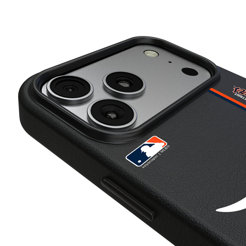 Detroit Tigers Sidebar iPhone MagSafe Compatible Phone Case for Apple iPhone Detail.Jpg