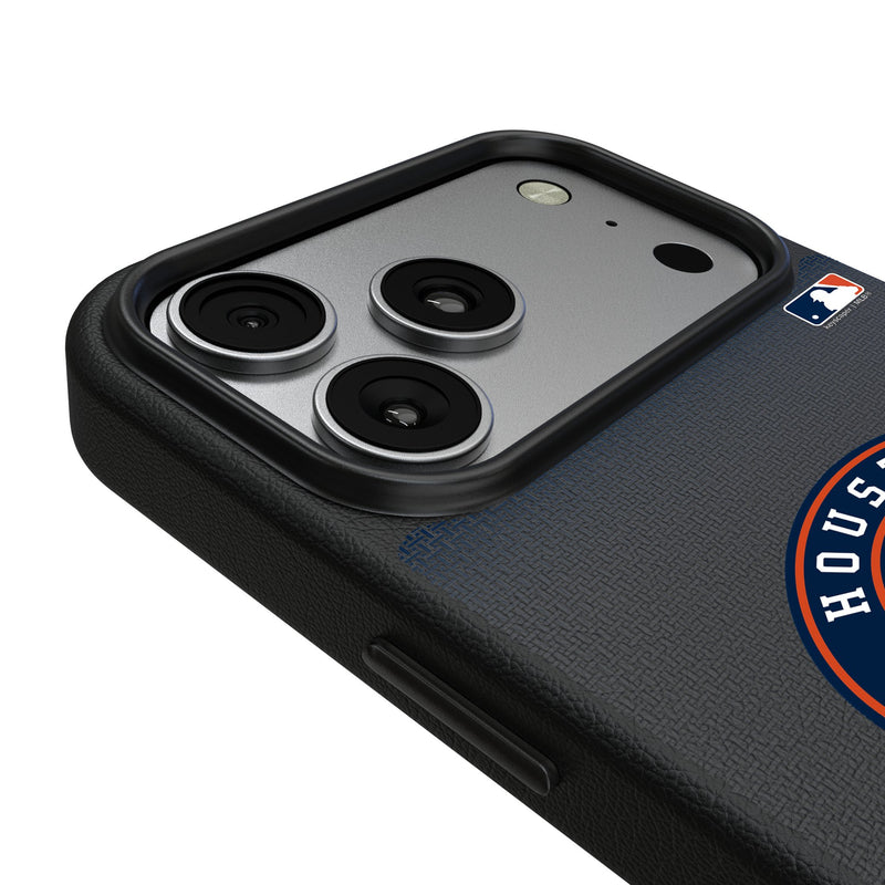 Houston Astros Linen iPhone MagSafe Compatible Phone Case for Apple iPhone Detail.Jpg